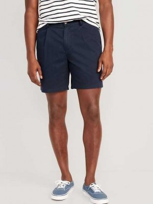 Old Navy Slim Built-In Flex Ultimate Chino Falten Shorts Hose Herren Navy | 7693DMYRK