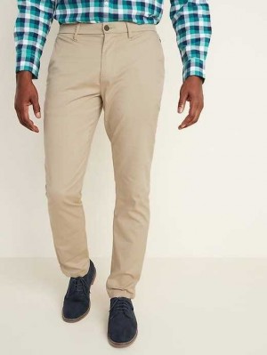 Old Navy Slim Built-In Flex Ultimate Tech Chino Pants Unterteile Herren Hellkhaki | 1624ZHLGV