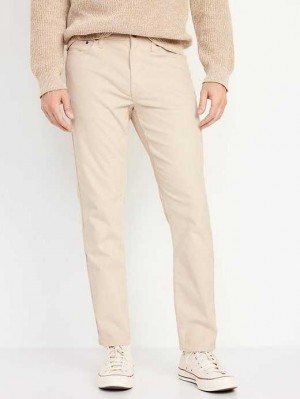 Old Navy Slim Five-Pocket Corduroy Pants Hose Herren Beige | 2189RKNEZ
