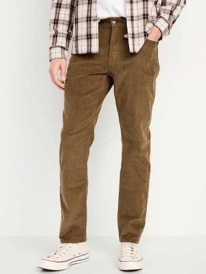 Old Navy Slim Five-Pocket Corduroy Pants Hose Herren Hellbraun | 9140TKBXH