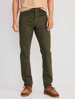 Old Navy Slim Five-Pocket Pants Jeans Herren Olivgrün | 8672JNKSU
