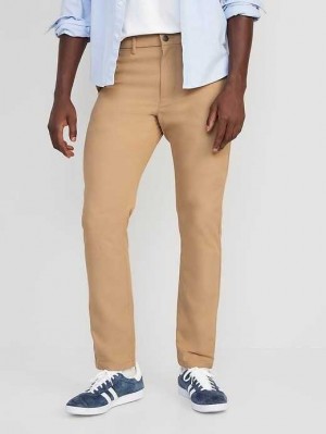 Old Navy Slim Ultimate Tech Built-In Flex Chino Pants Hose Herren Khaki | 7394SMONK