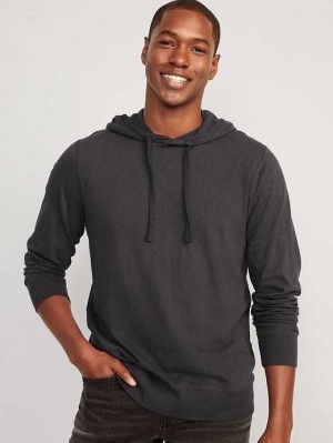 Old Navy Slub-Knit Pullover Hoodie T-shirts Herren Panther | 8130CXASF