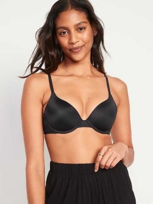 Old Navy Smoothing Full-Coverage Bra BHs Damen Schwarz | 0793UJMRP