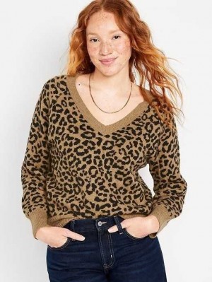 Old Navy SoSoft Cocoon Pullover Strickjacke Damen Braun | 3261MGHLZ