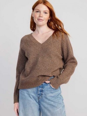 Old Navy SoSoft Cocoon Pullover Strickjacke Damen Beige | 0187ZQDXJ