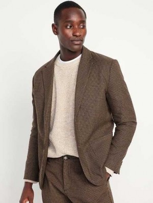 Old Navy Soft-Brushed Blazer Mäntel Herren Houndstooth | 3785MZVQH