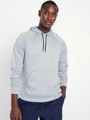 Old Navy Soft-Brushed Go-Dry Performance Pullover Hoodie Sportbekleidung Herren Blau Hellblau | 2410LHOYE