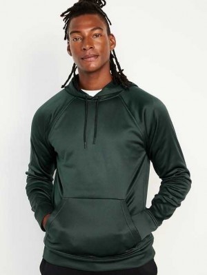 Old Navy Soft-Brushed Go-Dry Performance Pullover Hoodie Sportbekleidung Herren Tiefesgrün | 8503MCHVS