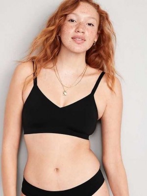 Old Navy Soft-Knit Bralette Top BHs Damen Schwarz | 4980SVREP