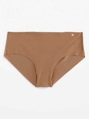 Old Navy Soft-Knit No-Show Hipster Underwear Unterwäsche Damen Cocoa Fawn | 5167EMABZ