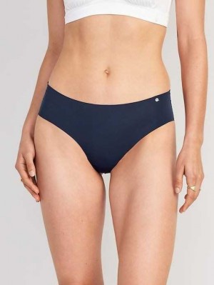 Old Navy Soft-Knit No-Show Hipster Underwear Unterwäsche Damen Navy | 6947SCHKT