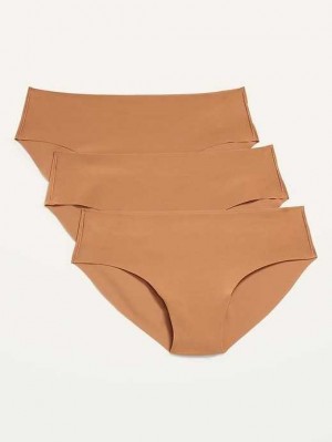 Old Navy Soft-Knit No-Show Hipster Underwear Unterwäsche Damen Beige | 9764YMDEF
