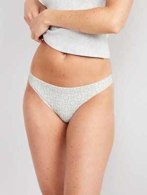 Old Navy Soft-Knit No-Show Tanga Underwear Unterwäsche Damen Spanish Tile | 8309LAVXF