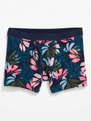 Old Navy Soft-Washed Built-In Flex Printed Boxer-Brief Underwear Unterwäsche Herren Tropical Rainforest | 1289ZCSYL