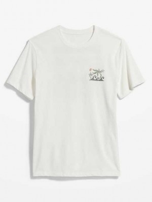 Old Navy Soft-Washed Graphic T-Shirt T-shirts Herren Palm Chest Graphic | 2140KFLAW