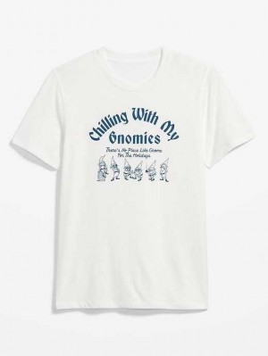 Old Navy Soft-Washed Graphic T-Shirt T-shirts Herren Calla Lilies | 3849PLMXI