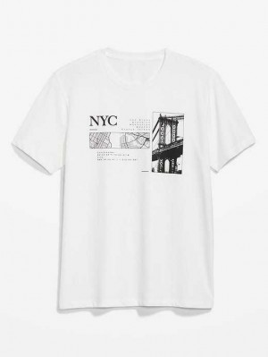 Old Navy Soft-Washed Graphic T-Shirt T-shirts Herren Nyc | 7125UEYGM