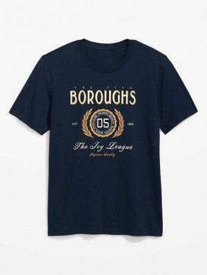 Old Navy Soft-Washed Graphic T-Shirt T-shirts Herren The Five Boroughs | 1598MLEWN