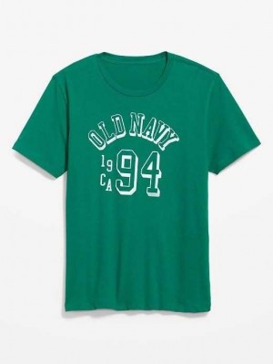 Old Navy Soft-Washed Logo T-Shirt T-shirts Herren Serpentine | 1987CDFZT