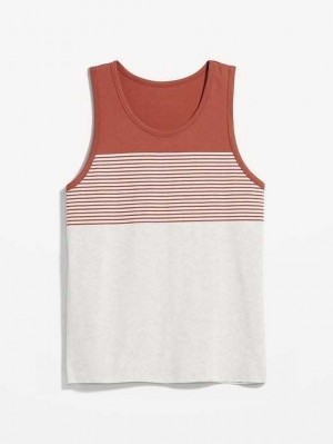 Old Navy Soft-Washed Tank Top T-shirts Herren Stripes | 5698JOUPX