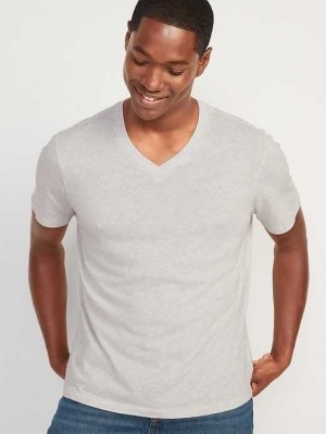 Old Navy Soft-Washed V-Neck T-Shirt T-shirts Herren Beige | 8439RATCN