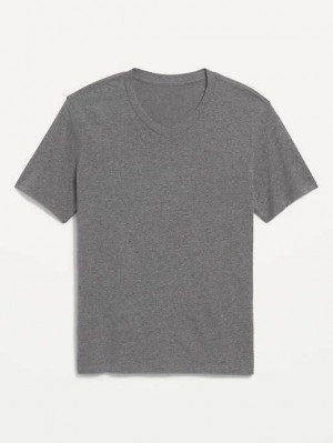 Old Navy Soft-Washed V-Neck T-Shirt T-shirts Herren Grau | 9820QBHTK