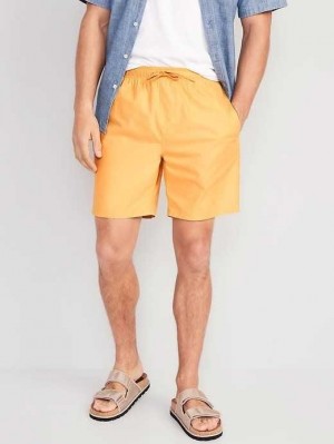 Old Navy Solid Swim Trunks Badeanzüge Herren Sweet Pollen | 1783KVBUQ