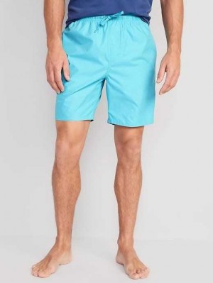 Old Navy Solid Swim Trunks Badeanzüge Herren Raindrop | 1702SMRVG