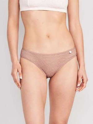 Old Navy Spitze Bikini Underwear Unterwäsche Damen Rosa Hellblau | 8196QITPB