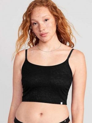 Old Navy Spitze Brami Tank Top Unterwäsche Damen Schwarz | 3067WSVQZ