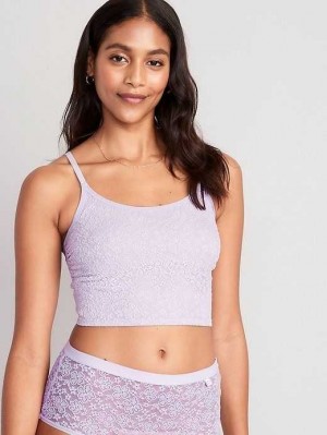 Old Navy Spitze Brami Tank Top Unterwäsche Damen Lavendel | 6413TJYNA