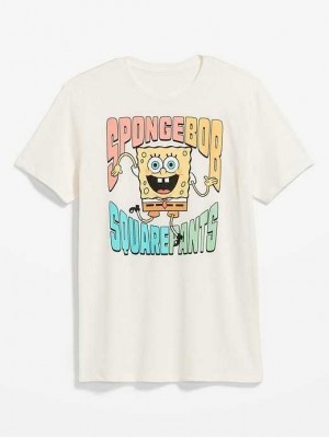 Old Navy SpongeBob SquarePants Gender-Neutrale T-Shirt T-shirts Herren Spongebob Squarepants | 4712TLHAR