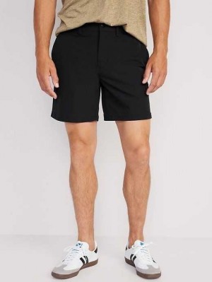 Old Navy StretchTech Nylon Chino Shorts Unterteile Herren Schwarz | 2431QSGDI
