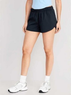 Old Navy StretchTech Run Shorts Sportbekleidung Damen Navy | 3275ERSXM
