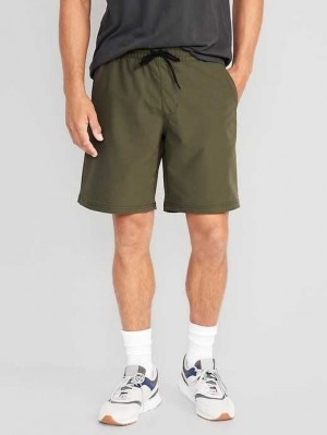 Old Navy StretchTech Wasser-Repellent Jogger Shorts Sportbekleidung Herren Grün | 0154DQIYO