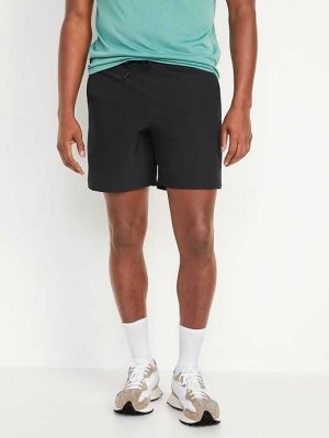 Old Navy StretchTech Wasser-Repellent Jogger Shorts Sportbekleidung Herren Schwarz | 5912IGCMF