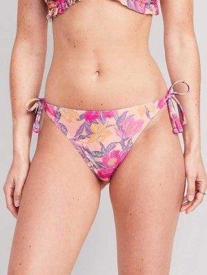 Old Navy String Bikini Swim Bottoms Badeanzüge Damen Koralle | 8567SDWHG