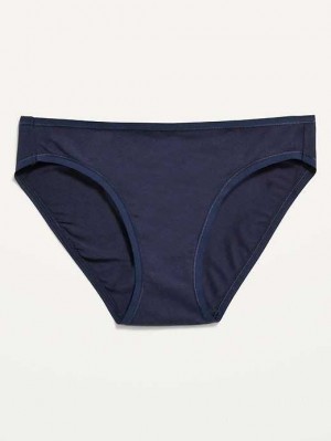 Old Navy Supima Baumwoll-Blend Bikini Underwear Unterwäsche Damen Navy | 1520ZJGRS