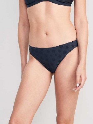 Old Navy Terry Klassische Bikini Swim Bottoms Badeanzüge Damen Blau | 4582XYMPU