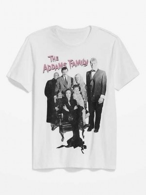 Old Navy The Addams Family Gender-Neutrale T-Shirt T-shirts Herren The Addams Family | 8437DBKVR