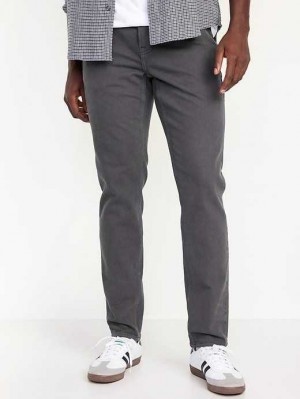 Old Navy Turn Taper Five-Pocket Pants Jeans Herren Dunkelgrau | 6421MZCQA