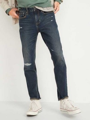 Old Navy Turn Taper Jeans Jeans Herren Dunkel | 6970WCGSH