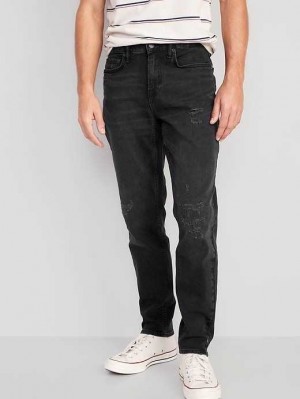 Old Navy Turn Taper Jeans Jeans Herren Schwarz Waschen | 4839IWZUP