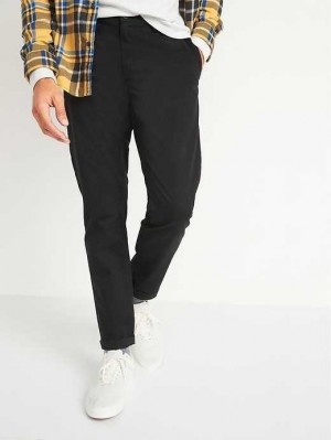 Old Navy Turn Taper Lived-In Khaki Non-Stretch Pants Unterteile Herren Schwarz | 5321EVDHL