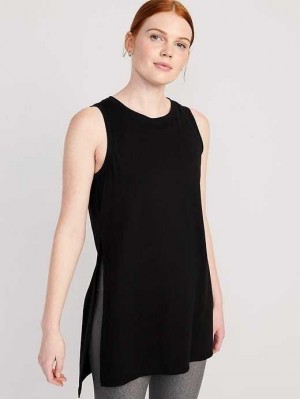 Old Navy UltraLite All-Day Ärmellose Tunic Lauftop Damen Blackjack | 9348TLNHM