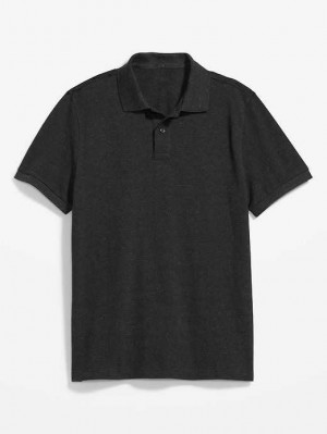 Old Navy Uniform Pique Polo Polo Shirts Herren Grau | 1639KBOXN