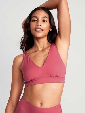 Old Navy V-Neck No-Show Bralette Top BHs Damen Lotus Blossom | 4259VNPJD