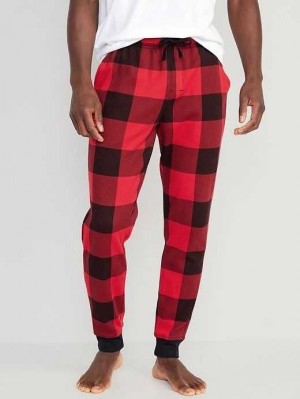 Old Navy Waffle-Knit Jogger Pajama Pants Pyjama Herren Rot | 8574GTSUO