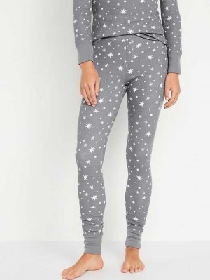 Old Navy Waffle-Knit Pajama Leggings Pyjama Damen Grau | 2089DOGNS